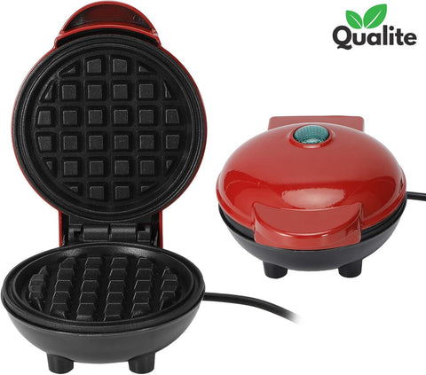 Mini Electric Waffle Maker – Non-Stick, Portable for Waffles