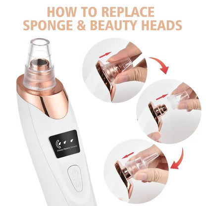 5 in 1 Blackhead remover | Derma Suction | Rechargeable
