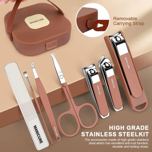 8  in 1 Nail Clippers Set, Manicure & Pedicure Tools