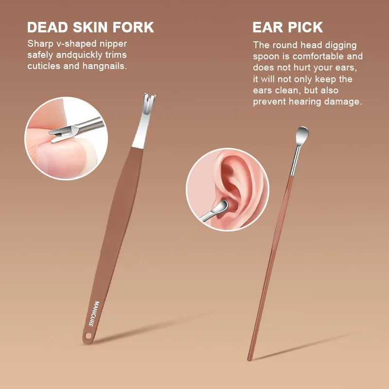 8  in 1 Nail Clippers Set, Manicure & Pedicure Tools