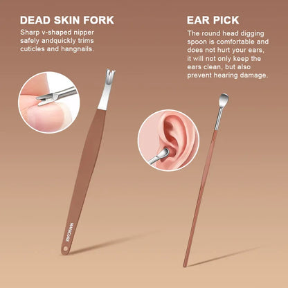 8  in 1 Nail Clippers Set, Manicure & Pedicure Tools