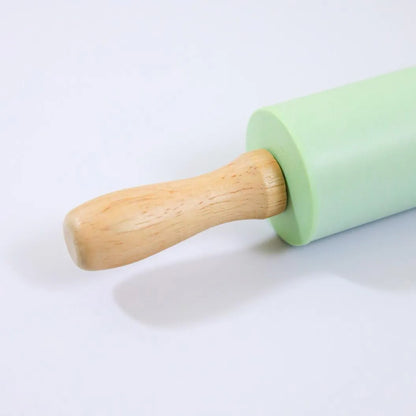 Silicone Dough Mat Rolling Pin Set