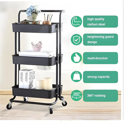 3-Tier Organizer Trolley