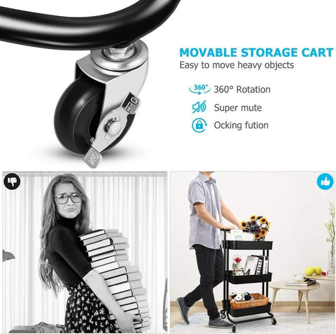 3-Tier Organizer Trolley