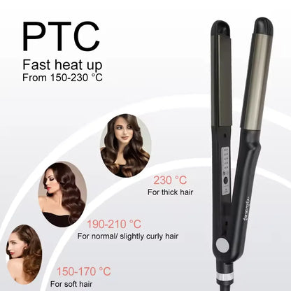 Ceramic Hair Straightener with Adjustable Temperature