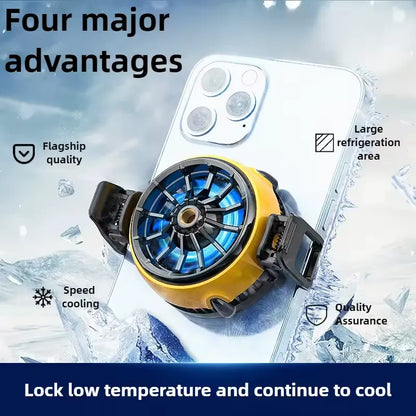 Mobile Gaming Cooling Fan with LED Display