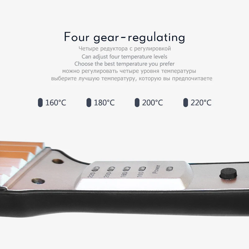 Professional Hair Crimper – Tourmaline Ceramic Plates