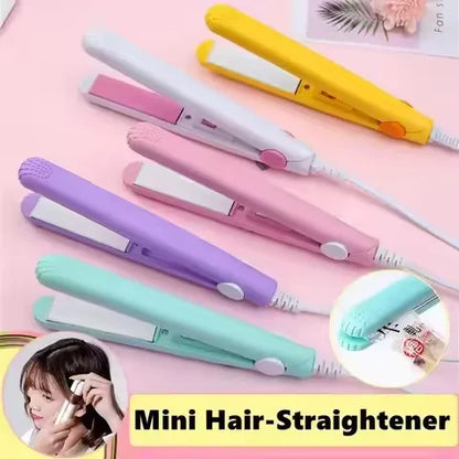 Mini Ceramic Hair Curler & Straightener