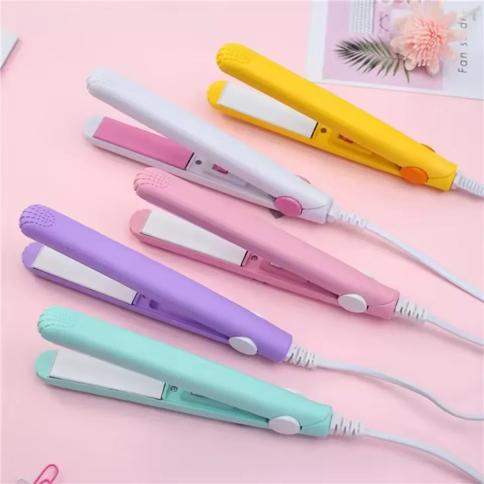 Mini Ceramic Hair Curler & Straightener