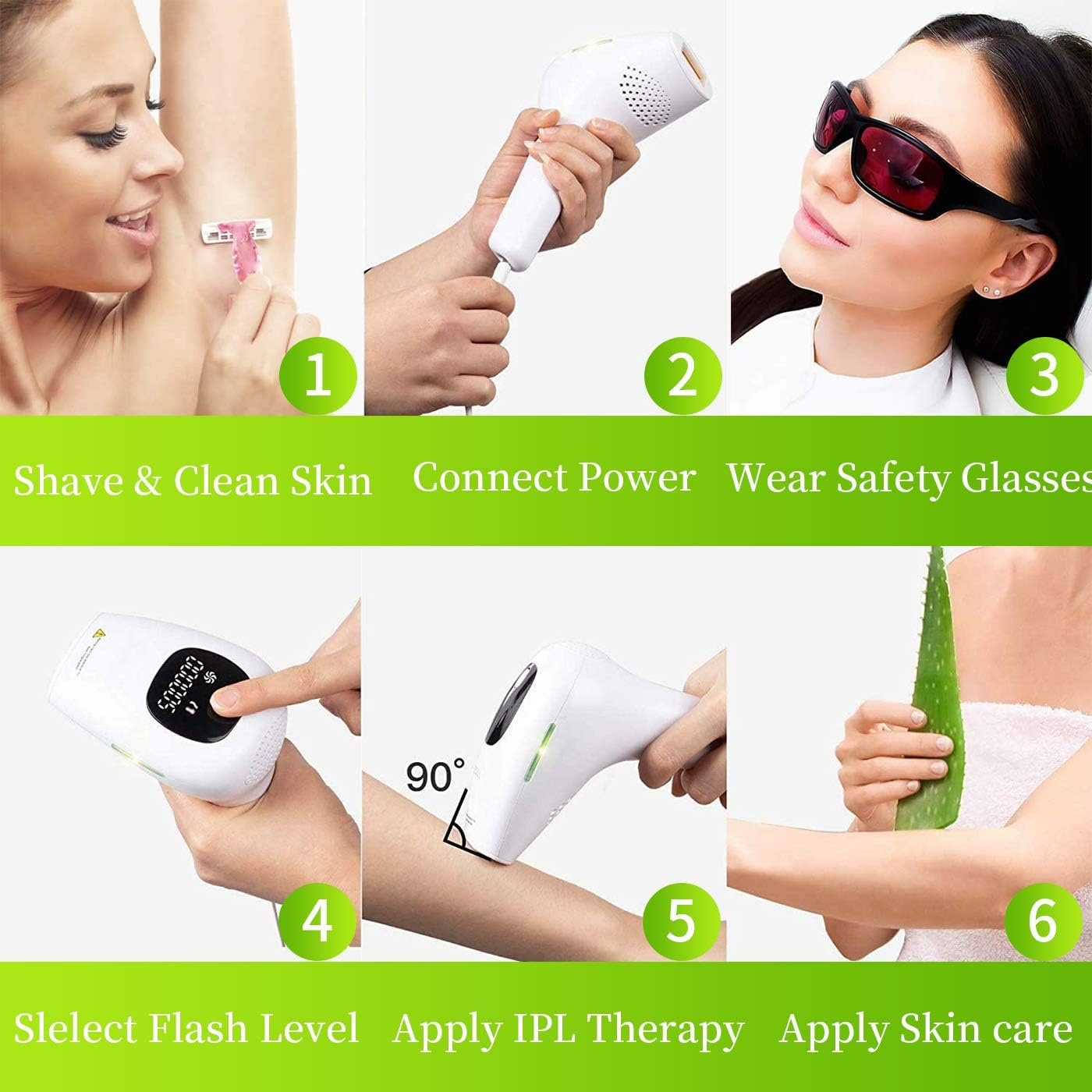 IPL Laser Hair Removal Device – Professional & Gentle.