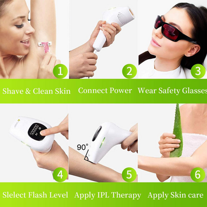 IPL Laser Hair Removal Device – Professional & Gentle.