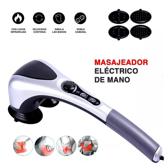 Blueidea Double Head Massager – Deep Tissue & Infrared Full-Body Relief