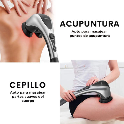 Blueidea Double Head Massager – Deep Tissue & Infrared Full-Body Relief