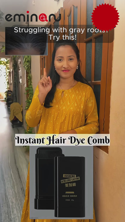 Hair Color Touch-Up Stick – Instant Gray Root Concealer Wand for Women & Men