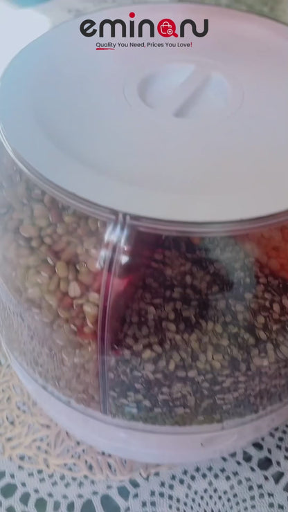 360° Rotating Multi-Grid Rice Dispenser