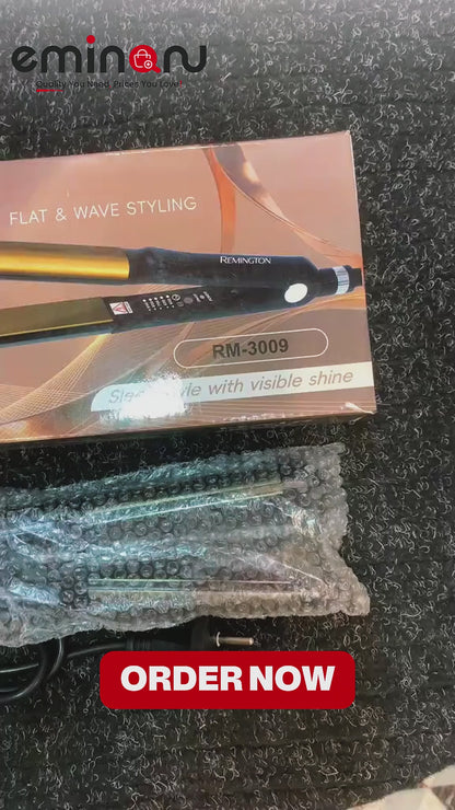 Ceramic Hair Straightener with Adjustable Temperature