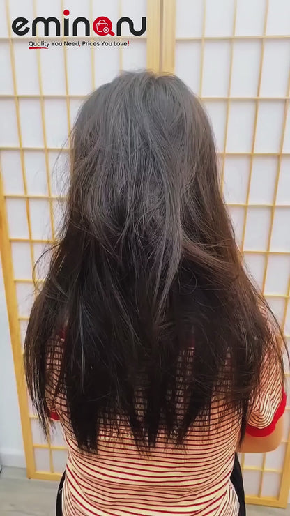 Professional Electric Hair Straightener Brush Heated Comb