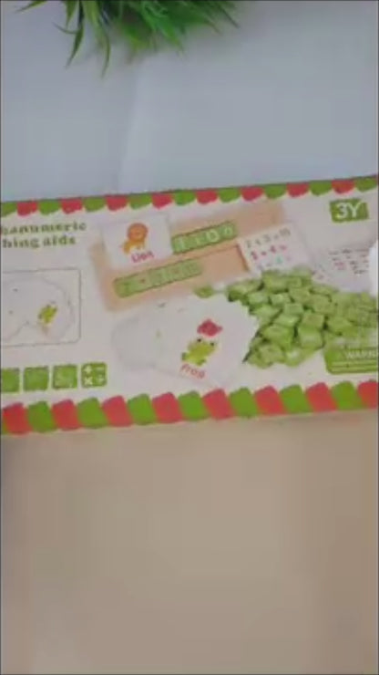 Wooden Alphanumeric Spelling & Maths Teaching Kit