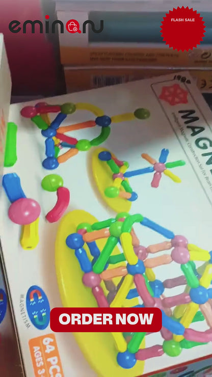 Magnetic Stick Children's Early  Educational Toys 36 & 64 pcs