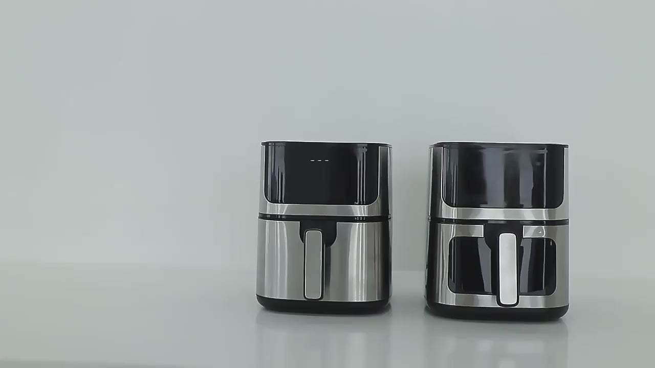 Digital Air Fryer 10L / 5.5L Large Capacity, Touch Display and Multi Use Stainless Steel