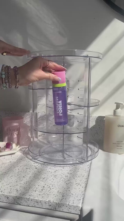 360° Rotating Makeup Organizer