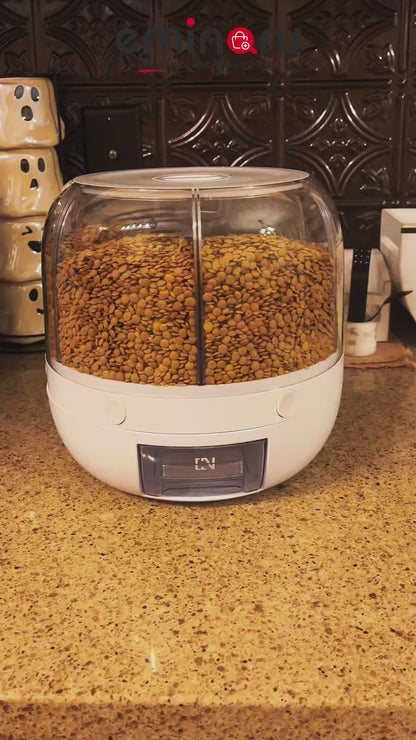 360° Rotating Multi-Grid Rice Dispenser