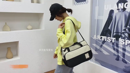 Baby Diaper Bag Set – Multifunctional with Bottle Holder & Accessories