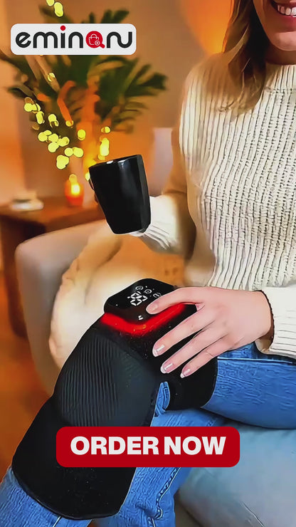 Smart Electric Knee Massager | Heating & Vibration Therapy for Arthritis, Joint Pain & Leg Relief